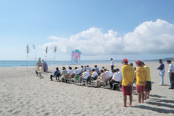 さがらサンビーチ閉場式